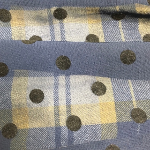 Miss Finch Skirt Yellow, Navy & White Plaid Large new - Picture 5 of 8